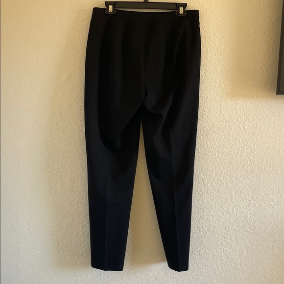 Eileen Fisher Washable Flex Ponte Slim Pant Black size M - Picture 4 of 7